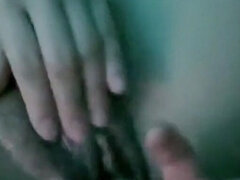 18, Amatør, Søt, Dildoen, Hunn, Fingring, Onani, Fitte