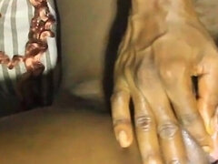 18, Afrikansk, Svart, Par, Söt, Hemmagjord, Tuttar