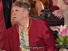 Bondage disciplina dominação submissão sadismo e masoquismo, Boquete, Noiva, Morena, Europeu, Hardcore, Público