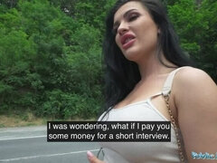 Bundão, Peitos grandes, Pau, Enorme, Ao ar livre cartaz de rua outdoor, Pontos de vista, Público, Realidade