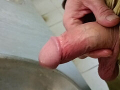 Urinals Pissing Cumming and Pissing Again Wearing Cords - Rockard Daddy