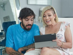 Grote kont, Blond, Pijpbeurt, Hondjeshouding, Ondergoed, Moeder die ik wil neuken, Moeder, Kort haar