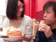 Wild JAV Scene Slim Asian Beauty Gives Amazing Blowjob Loves Cock