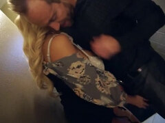 항문핥기, 금발의, 오랄섹스, 도기스타일, 거대한, 대단히, 밀프, 젖가슴