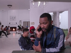 Negro, Mamada, Semen en la boca, Ébano, Corridas faciales, Tacones, Interracial, Tragarse