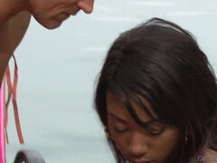 Глубокая глотка, Черненькие, Секс без цензуры, Межрасовый секс, Натуральные сиськи