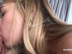 素人, 美女, ブロンド, ドイツ人, なめる, オナニー, オッパイの, おもちゃ