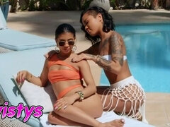 Negro, Rubia, Ébano, Fetiche, Penetracion con dedos, Hd, Lesbiana, Flaco