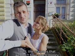 Brud, Hanrej, Tjeckisk, Europeisk, Hd, Pov, Rakad, Bröllop