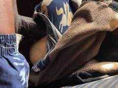 Afrikai, Amatőr, Fekete, Ondó fröcskölés, Maszti, Egyedül