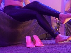 본디지 훈육 사디즘 마소치슴, 지배, 발, 여자 지배