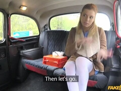 Nurse in Sexy Lingerie has Car Sex