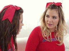 デカパイ, ブロンド, 茶髪の