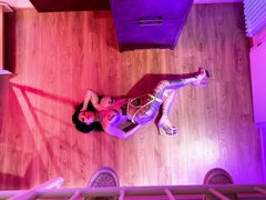 큰 가슴, 커플, 유럽인, 독일인, 힐, 밀프, 파티, 문신