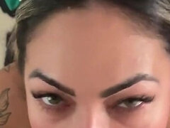 Brazilian MILF with Big Tits Doing Deep Throat and Rimming During First Casting - POV Blowjob