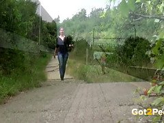 Compilation of kinky public pissing & peeing with hot european babes in HD