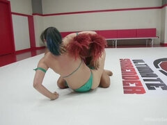 Wrestler Utterly Destroyed on the mats, Gets fisted and fucked in ass