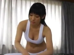 Asiatisch, Grosse titten, Blasen, Handjob, Japanische massage, Öffentlich, Titten