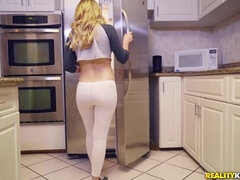 Enthousiasteling, Kont, Blond, Hondjeshouding, Likken, Geschoren, Tiener, Nat