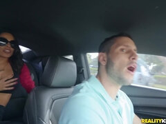 Luna Star gets eaten out and fucked by her cocky driver