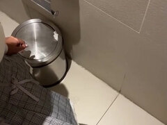 A Beautiful 18 Year Old Asian Girl Sucks Me Off In A Public Restroom And I Cum On Her Face