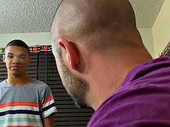 Petite black gay girl fucked mercilessly by his amateur teacher