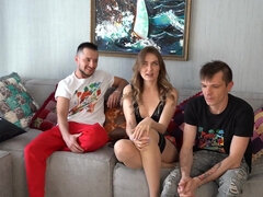 Russian horny teens sex orgy video