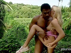 アナル, デカチン, 黒人, カップル, 浮気する, イく瞬間, アウトドア, のぞき