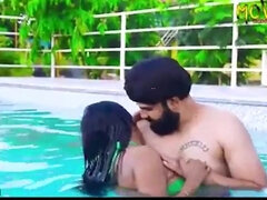 Indian Couple Having Hard Lovemaking In Swimming Pool