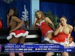 SJ, Eden Black, Morgan Preece & Charlie Monaco Christmas Bluebird TV 2010