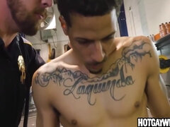 Two Officers Arrest A Guy Then Fuck Him ( 2 5 Min