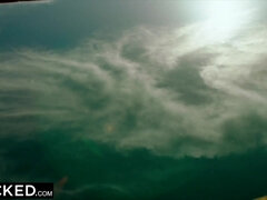 Blond, Lul, Sperma in gezicht, Groepseks, Interraciaal, Orgie, Rijden, Tieten likken