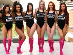 Svart, Fingering, Grupp, Kysser, Lesbisk, Slick, Onani, Stockings