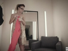 18 años, Rubia, Hembra, Fetiche, Penetracion con dedos, Masturbación, Solo, Tetas