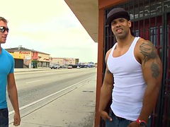 Amateur, Anal, Noire, Noir ébène, Homosexuelle, Muscle, De plein air, Tatouage