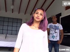 (Veronica Leal, Alex Moreno) - Young Latina With An Amazing Body Gets Oiled Up And Fucked By Casting Agent