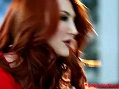 Kendra spanks the ass of Ember and enters her fingers to Embers mouth
