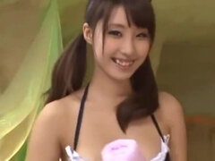 アジア人, デカパイ, フェラチオ, ぶっかけ, 中出し, イく瞬間, 手コキする, 日本人