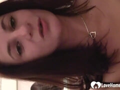 Amatör, Stora tuttar, Brunett, Kvinna, Hd, Hemmagjord, Solo