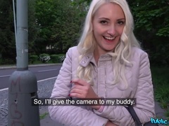 Horny tourist hungry for Czech cock