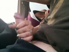 Amateur, Coche, Fetiche, Alemán, Gafas, Pajear