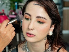 素人, 茶髪の, 指いじり, 自然山雀, 一人, ストリッピング, タトゥー, おもちゃ