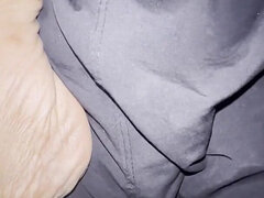 Step Sister Gives a Feet Job for Stepbrother