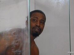 お尻, 黒人, フェラチオ, チン, ハードコア, オマンコ, オッパイの, 濡れ