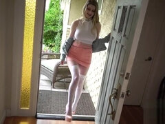 미인, 큰 음경, 큰 가슴, 오랄섹스, 사정 샷, 깊은목구멍, 음경, Hd