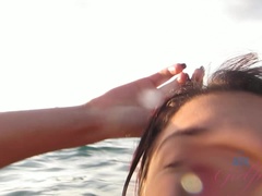 Amatør, Bikini, Støvletter, Fingring, Briller, Latina, Truser, Pupper