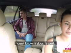 Boquete, Carrro, Casal, Transar de quatro, Fêmea, Lambendo, Ao ar livre cartaz de rua outdoor, Tetas