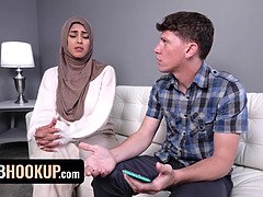 Americano, Arabe, Preservativo, Da dietro, Femmina, Hardcore, Hd, Studente