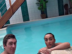 Любители, Брюнетки, Рогоносцы, Секс без цензуры, От первого лица, Сауна, Соблазенение, Сиськи