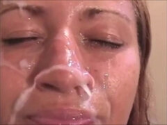 Amateur, Gros cul, Sucer une bite, Tir de sperme, Queue, Faciale, Fait maison, Adolescente